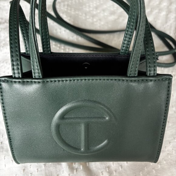 Telfar Small Shopping Bag - Dark Olive - Picture 1 of 2